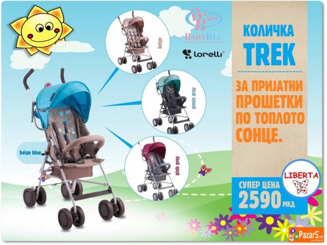 KОЛИЧКА - TREK (Lorelli)