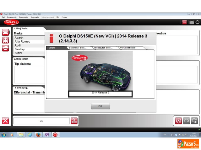  Delphi Autocom 2016 Tester Za Avtodijagnostika