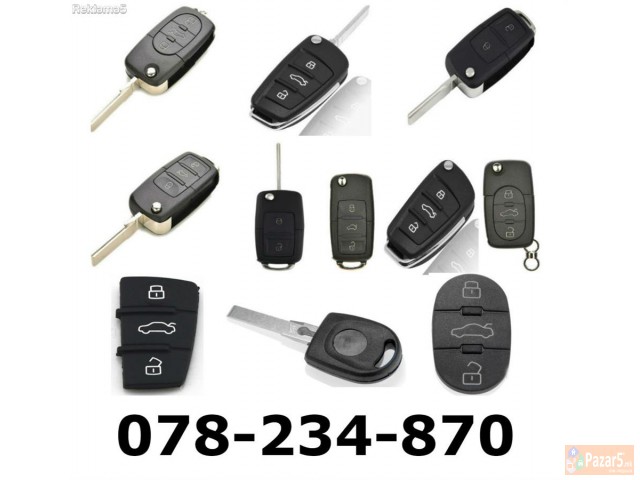 Kluc Klucevi Ford Fiat Mazda Jeep Opel Citroen Vw 