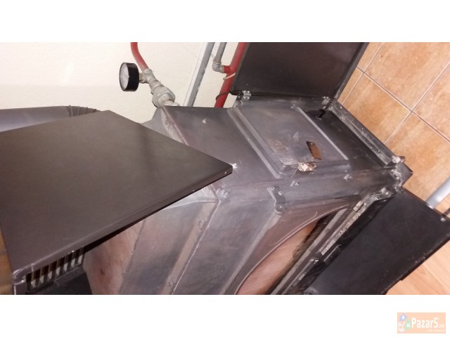   Камин Алфа плам за парно