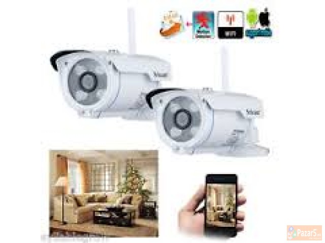 Nadvoresni Wifi Kameri Za Video Nadzor Preku Mobil