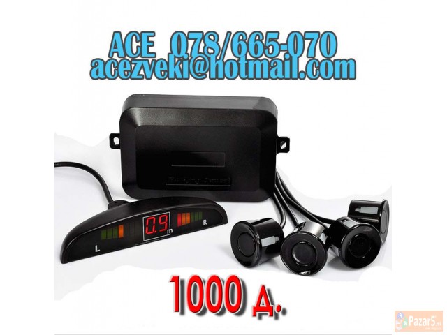 Parking Senzori X 4 Za Avtomobil Kola Led