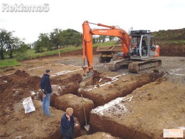 Kopanje Na Temeli, Rovovi Za Komunalni Linii, Isko