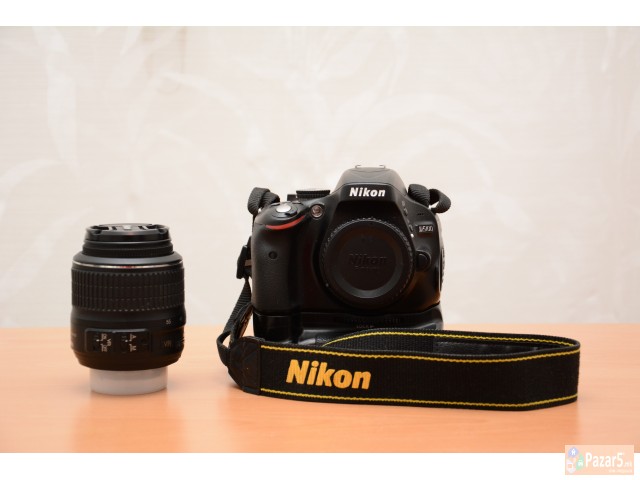 Nikon D5100 + Nikkor 18-55mm + Battery Grip + Grun