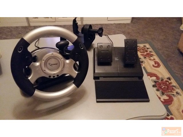 17'' Monitor, Gembird Usb Volan So Pedali I Tastat