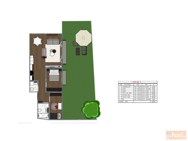 Продажба на нови станови во Населба Црниче