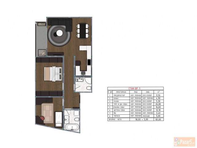 Продажба на нови станови во Населба Црниче