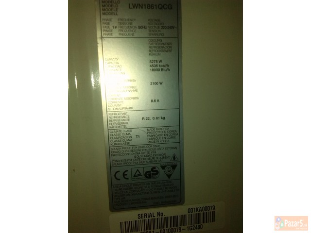 Klima Prozorska Lg 12