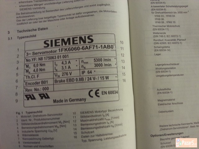 Synchron-servomotor 1fk6