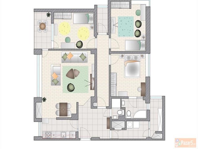 СЕ ИЗДАВА ПРАЗЕН ЧЕТВОРОСОБЕН СТАН ВО АЕРОДРОМ