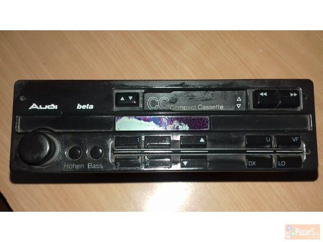 Audi radio za kola so kaseti