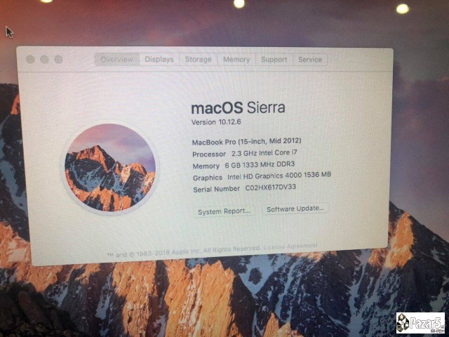 Macbook Pro Mid 2012