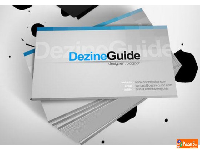 Визит карти (ПЛАСТИФИЦИРАНИ) 1000 ком. / 1500 ден.