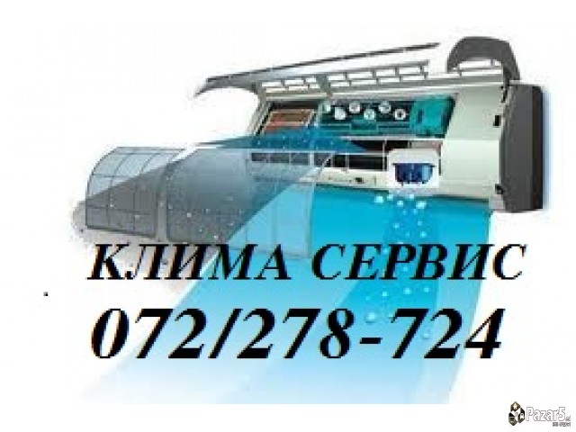 SERVIS,MONTAZA PRODAZBA CISTENJE NA KLIMA UREDI