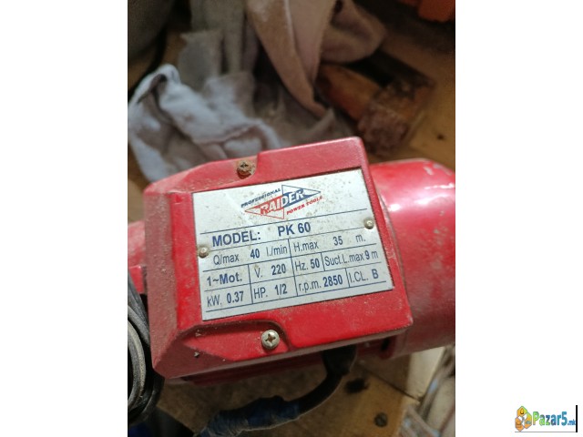 Potopna pumpa za fontana i periferna pumpa za voda