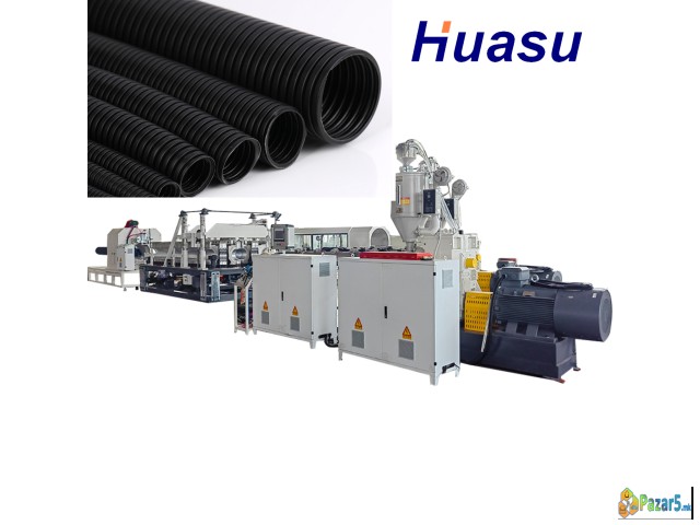 PE PP PVC Single Double Wall Corrugated Pipe Extru - thumbnail 2