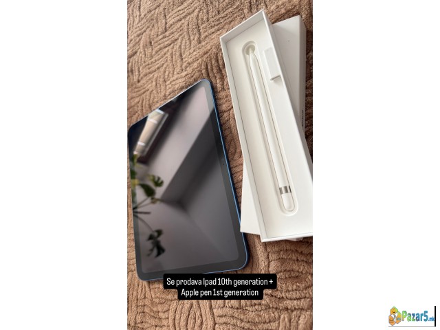 Prodavam Ipad 64gb 10th Generation + Apple Pencil 