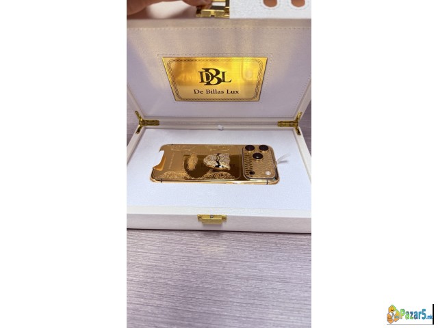 Custom 24k Gold Apple iPhone 17 Pro Max Engraved D - thumbnail 2