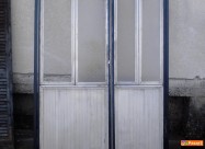Vlezna Vrata Zelezna So Aluminiumski Profili Garaz