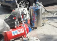 Се продават вап ,копресор,пеномат за Авто перална 