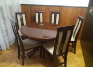 Трпезариска маса и столици, француски кревет