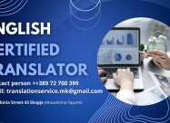 Sudski Prevod - Preveduvac Angliski 072700399